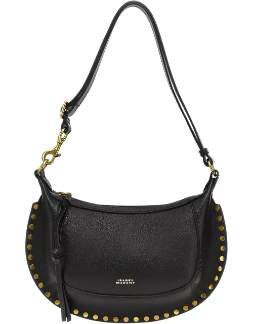 Isabel Marant oskan Moon Black Shoulder Bag With Studs Detailing In Leather Woman