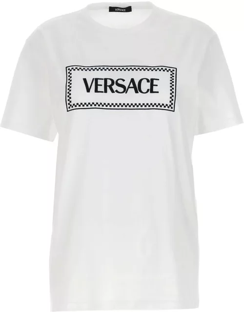 Versace Logo Embroidery T-shirt