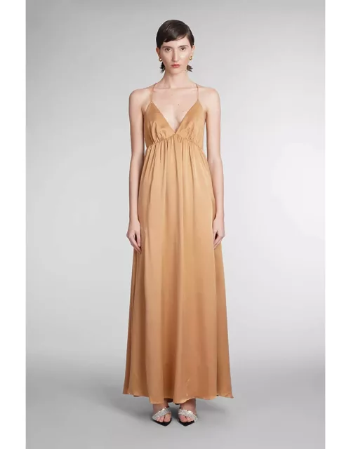 Zimmermann Dress In Brown Silk
