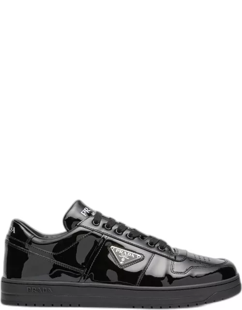 Men's Downtown Patent Leather Low-Top Sneaker
