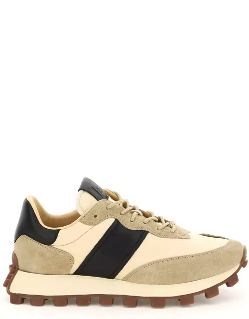 TOD'S suede leather and nylon 1t sneaker