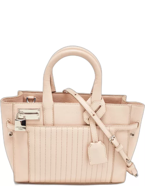 Zadig and Voltaire Light Pink Leather XS Candide Tote