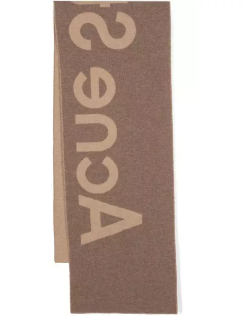 Acne Studios Logo Jacquard Scarf