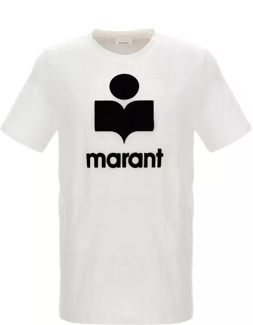 Isabel Marant Karman T-shirt With Flocked Logo