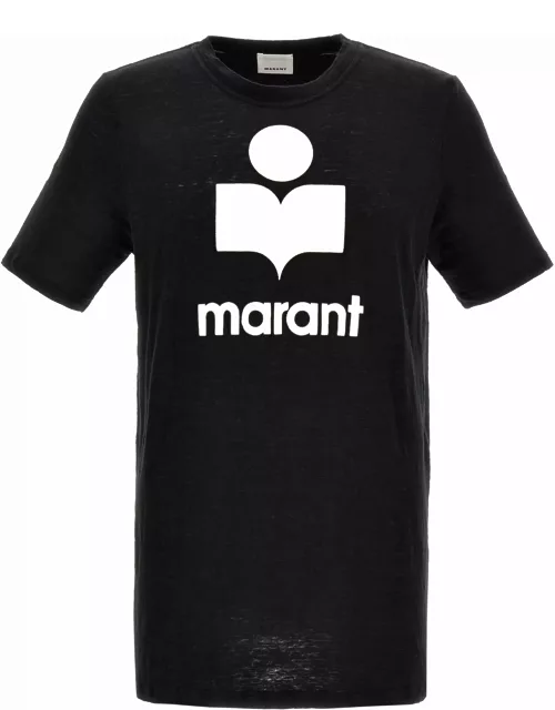 Isabel Marant Karman Logo Linen T-shirt