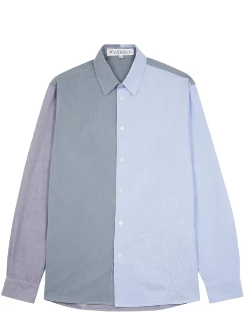JW Anderson Patchwork Cotton Shirt - Blue - 52 (IT52 / XL)