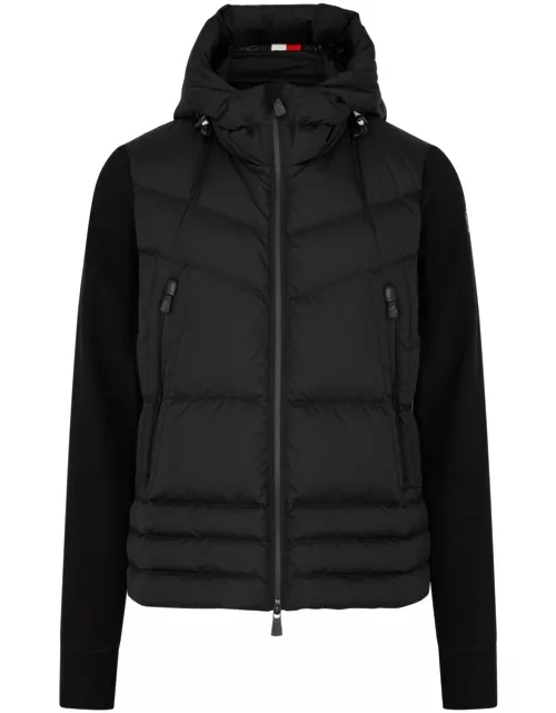 Moncler Grenoble Quilted Shell and Fleece Jacket - Black