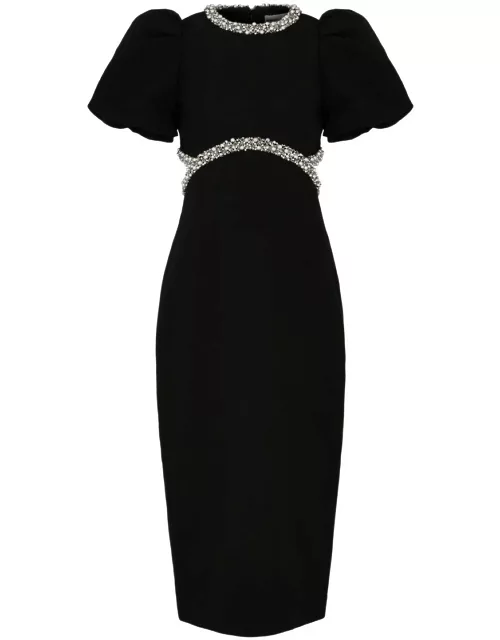Rebecca Vallance Eva Embellished Midi Dress - Black - 14 (UK14 / L)