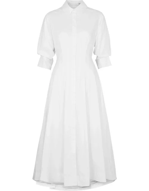 Jonathan Simkhai Jazz Cut-out Cotton Shirt Dress - White - XS (UK6 / XS)