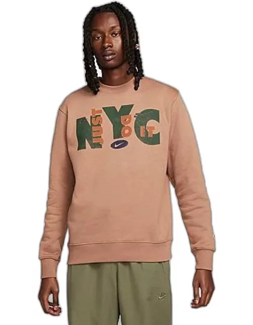 Men's Nike Sportswear Club Fleece JDI NYC Crewneck Sweatshirt