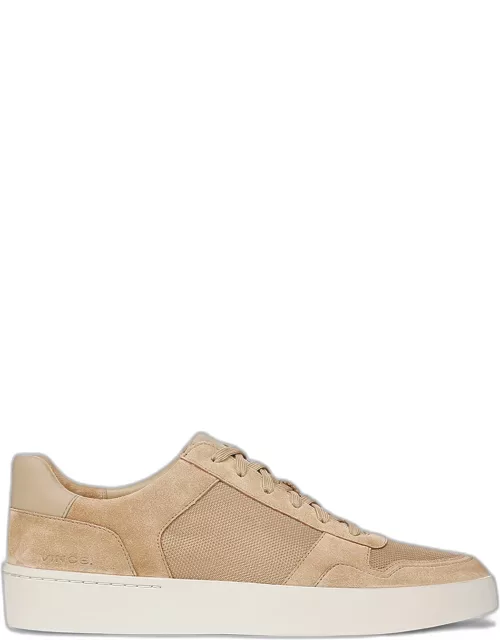 Men's Peyton II Textile and Leather Low-Top Sneaker