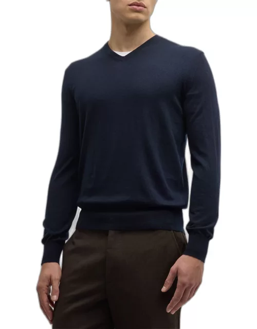 Men's Scollo Cashmere V-Neck Sweater
