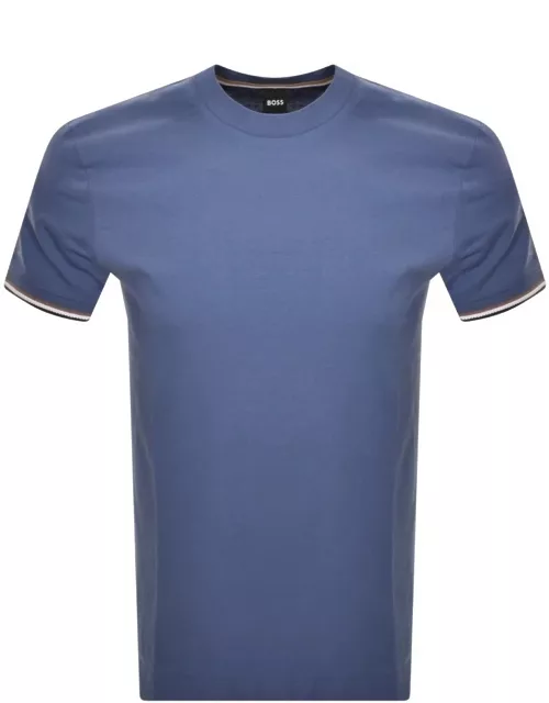 BOSS Thompson 04 Jersey T Shirt Blue