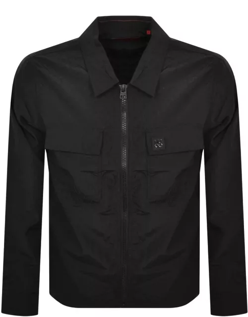 HUGO Emalo Overshirt Jacket Black