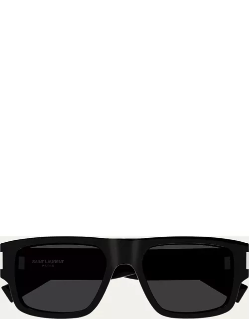 Men's SL 659 Acetate Rectangle Sunglasse