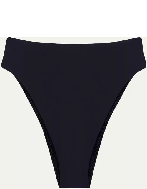 Solid Gigi High-Waist Bikini Bottom