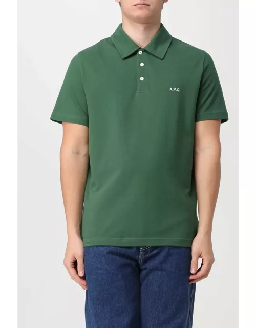 Polo Shirt A.P.C. Men colour Green