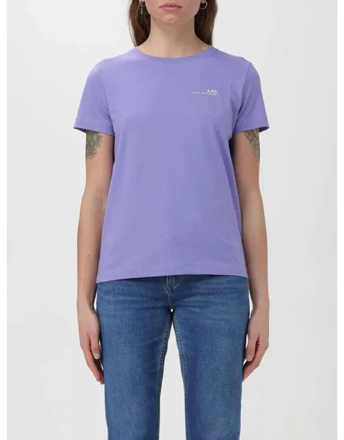 T-Shirt A.P.C. Woman colour Violet