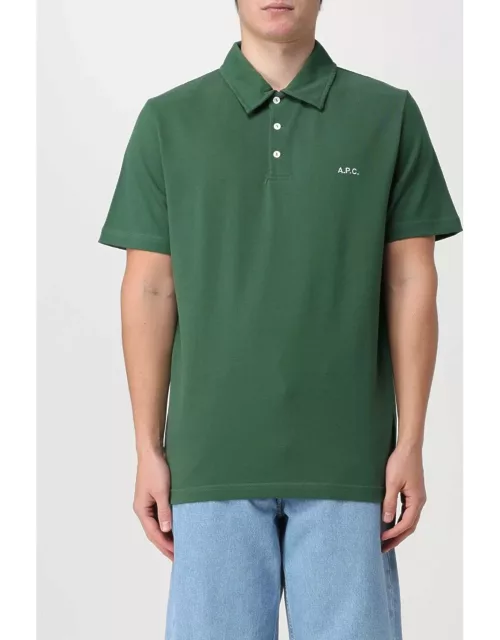 Polo Shirt A.P.C. Men colour Green