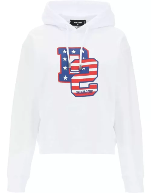 DSQUARED2 cool fit hoodie with graphic print