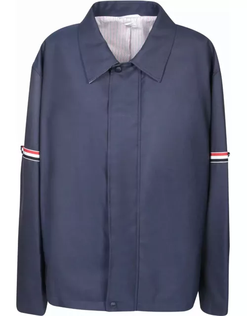 Thom Browne Relaxed Fit Blue Jacket