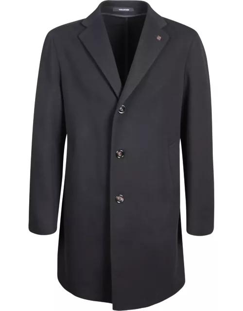 Tagliatore Single-breasted Black Coat