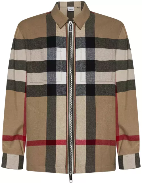 Burberry Embroidered Flannel Shirt