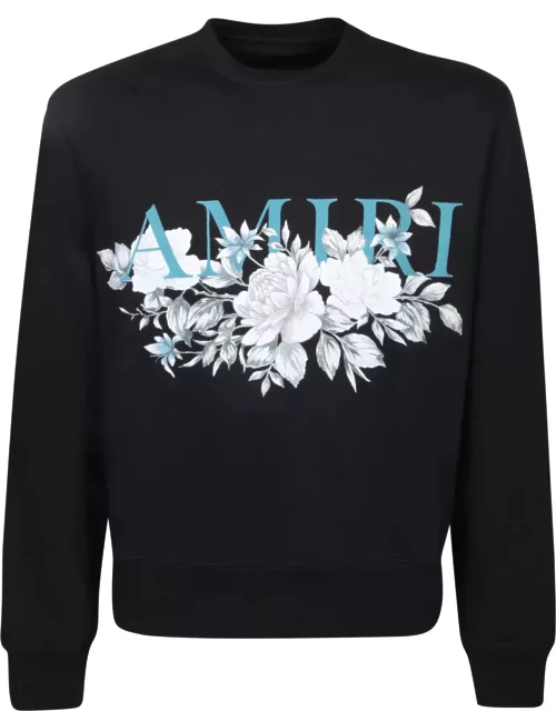 AMIRI Floral Black Sweatshirt