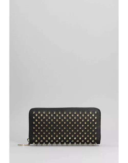 Christian Louboutin Panettone Wallet In Black Leather