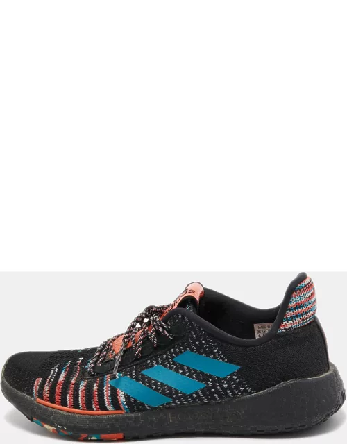 Adidas x Missoni Tricolor Knit Fabric Pulseboost Low Top Sneaker