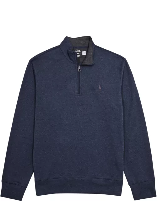 Polo Ralph Lauren Half-zip Logo Jersey Sweatshirt - Navy