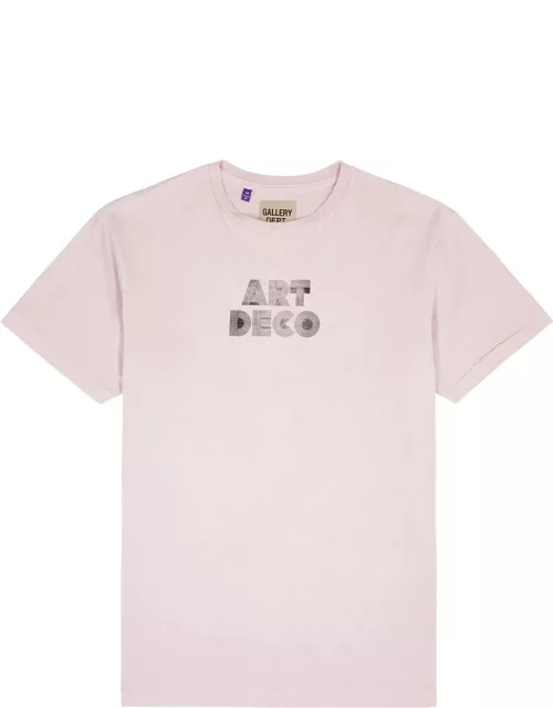 Gallery Dept. Art Deco Printed Cotton T-shirt - Lilac