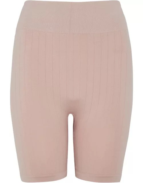 PRISM2 Fluid Ribbed Stretch-jersey Cycling Shorts - Light Pink - One