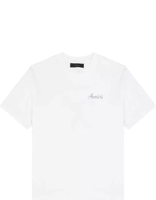 Amiri Lanesplitters Logo-print Cotton T-shirt - White