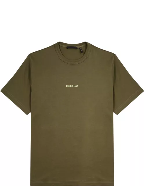 Helmut Lang Outerspace Logo Cotton T-shirt - Olive