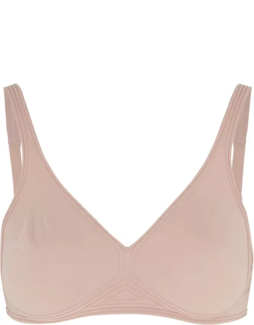 Wolford Skin Seamless Stretch-cotton Soft-cup bra - Rose
