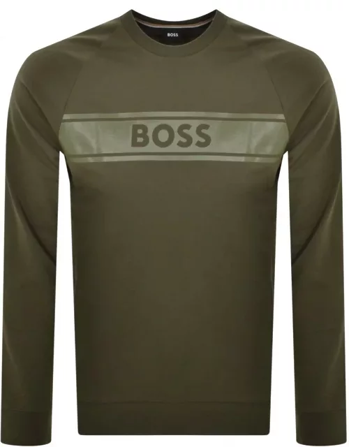 BOSS Lounge Authentic Sweatshirt Green