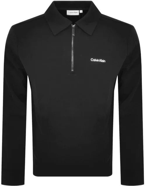 Calvin Klein Half Zip Sweatshirt Black