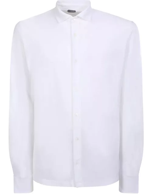 Zanone White Cotton Shirt