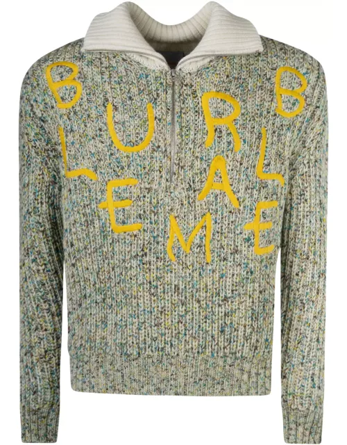 Bluemarble Logo Ribbed Sweater