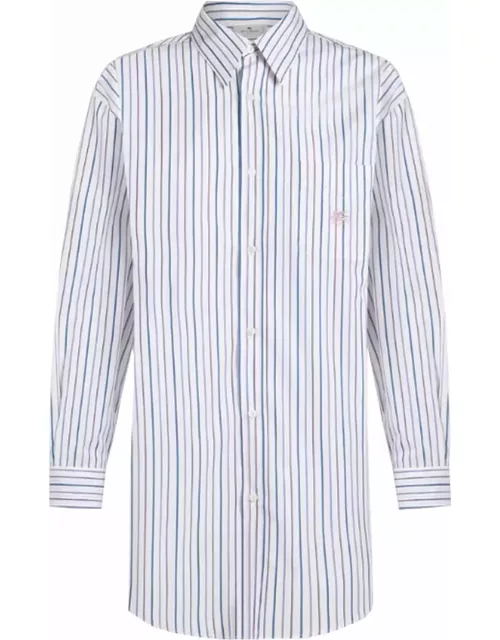 Etro Pinstripe Long Shirt