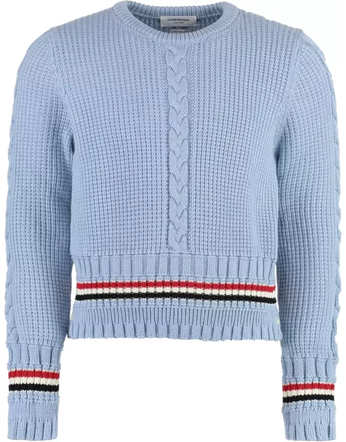 Thom Browne Long Sleeve Crew-neck Sweater