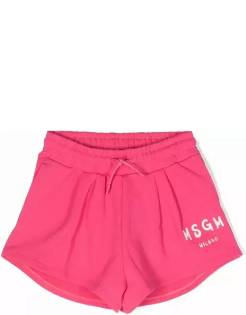 MSGM Shorts Con Stampa