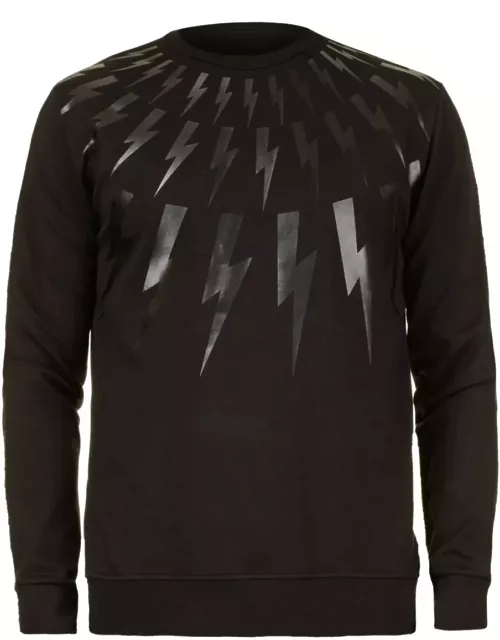 Neil Barrett Lightning Print Sweatshirt