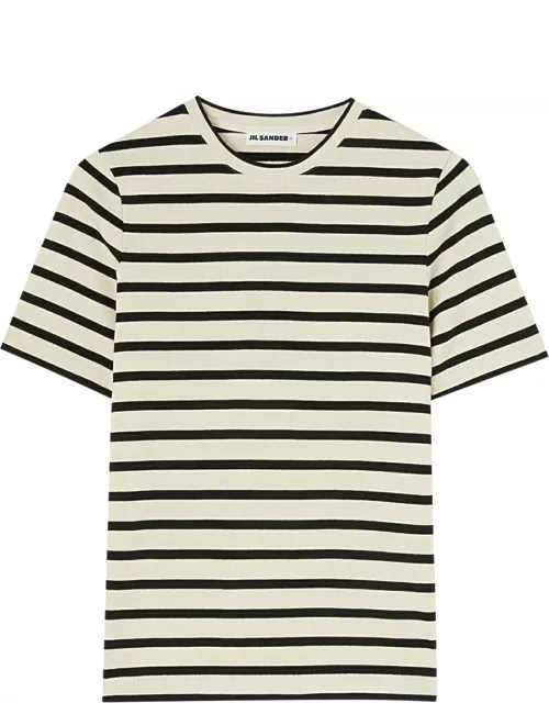 Jil Sander T-shirt Crew Neck Short Sleeves Regular Fit With Logo Label Top-stitched At The Back