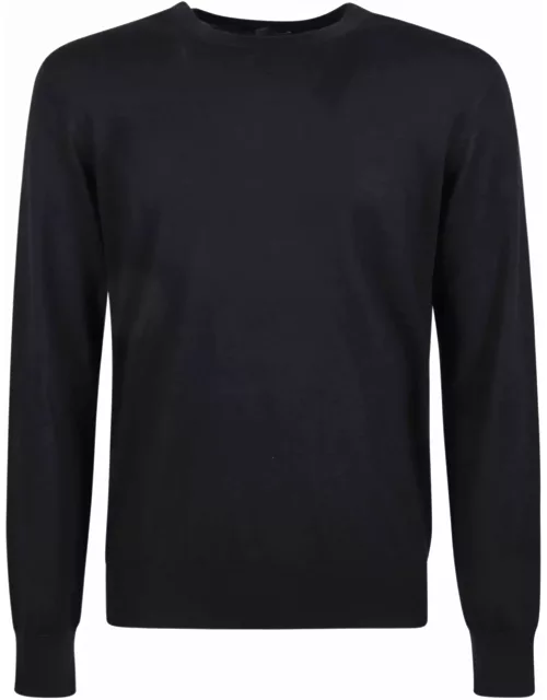 Zegna Classic Ribbed Plain Sweater