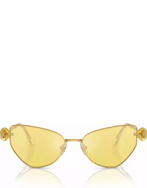 Swarovski Sk7003 Gold Sunglasse