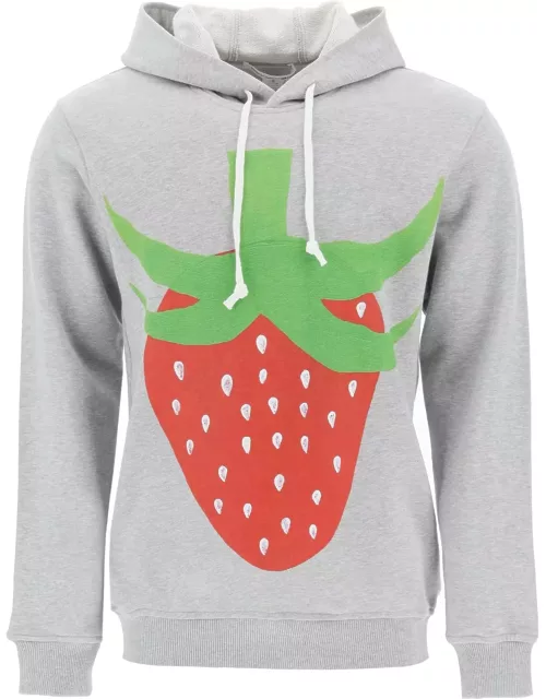 Comme des Garçons Shirt Strawberry Printed Hoodie