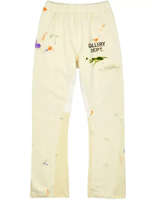 Gallery Dept. Painted Logo-print Cotton Sweatpants - White