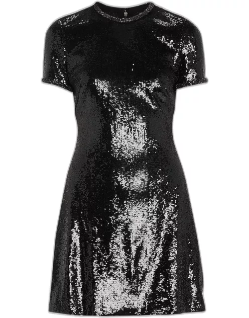 Sequined Mini Cocktail Dres